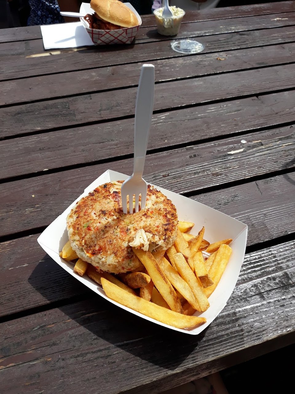 Crab Cake & Chips
