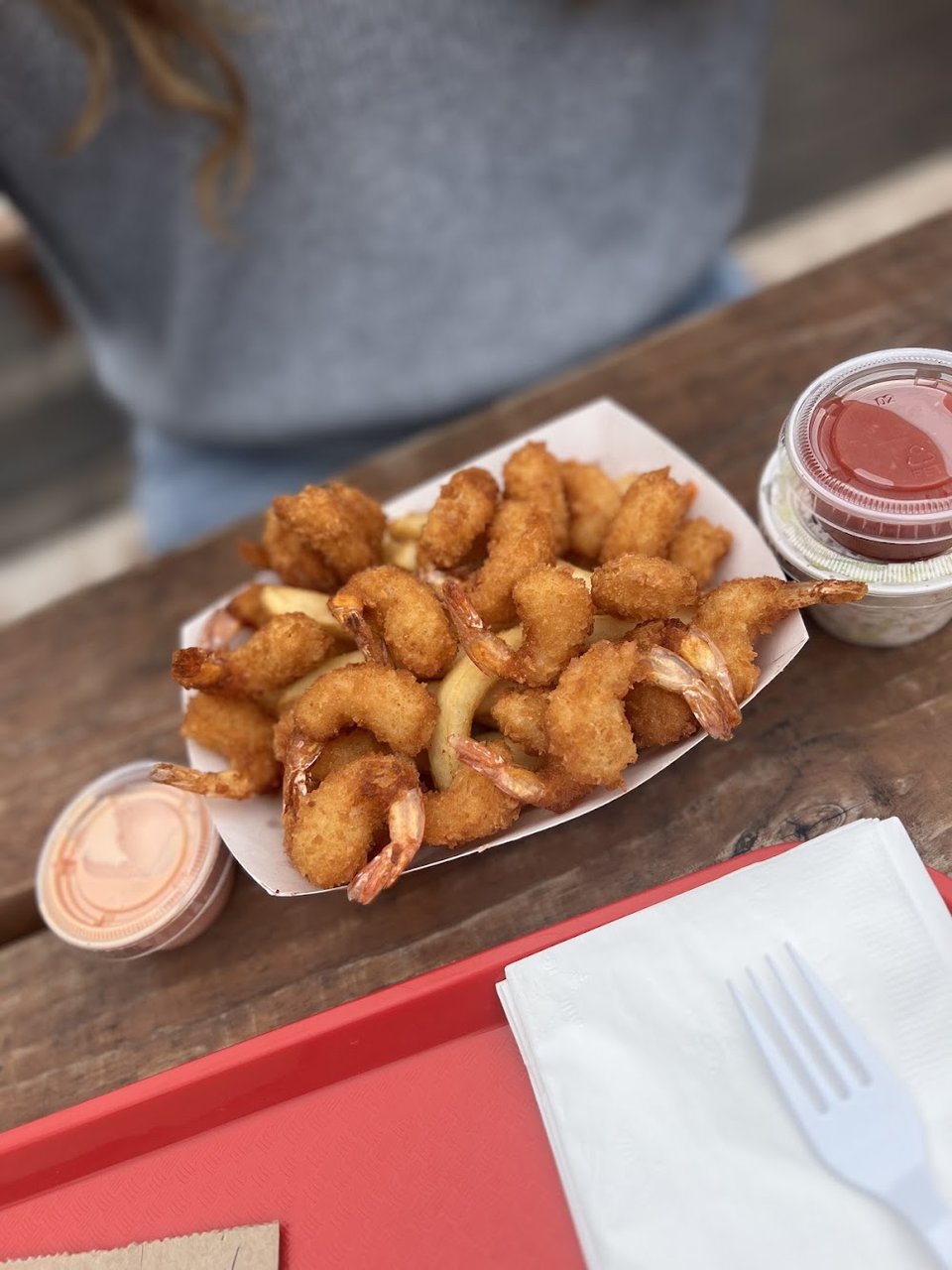 Popcorn Shrimp & Chips