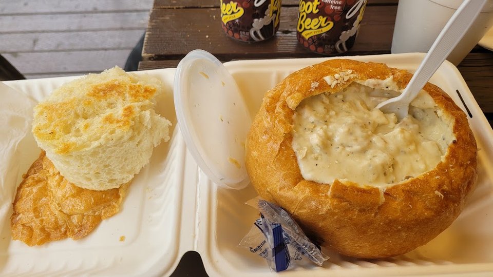 Crab Fondue Breadbowl